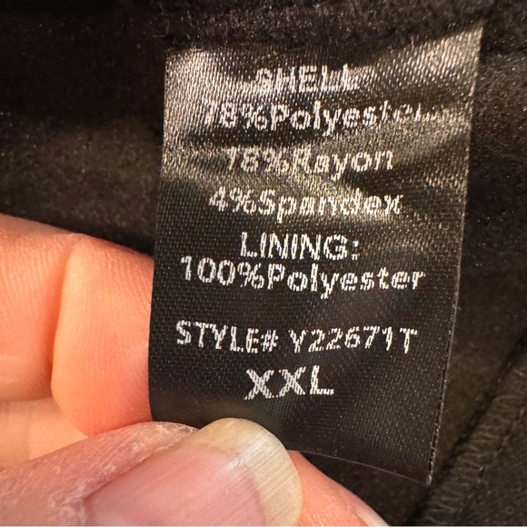 Pomander Place Tuckernuck, Bell Sleeve V Neck A Line Dress Black pockets Sz XXL - Picture 10 of 11